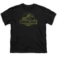 thumbnail image 1 of Jurassic Park - Distressed Logo - Youth Short Sleeve Shirt - Small, 1 of 2