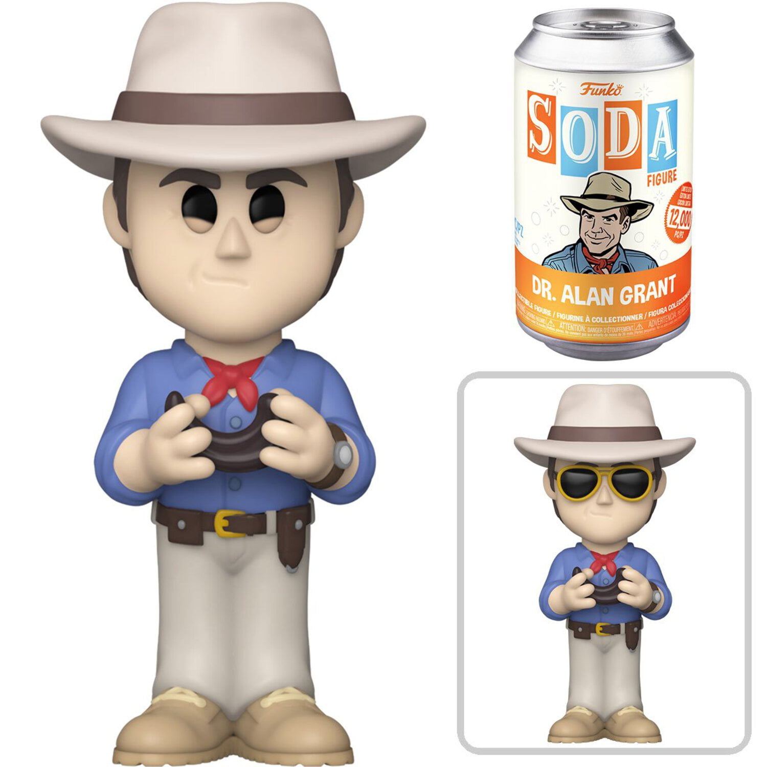Funko Pop! Soda Vinyl: Jurassic Park – Dr. Alan Grant (mit Chase-Variante Möglich)