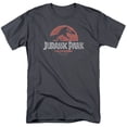 thumbnail image 1 of Jurassic Park T-Shirt Faded Logo Unisex Graphic Tee For Men & Women, 1 of 6