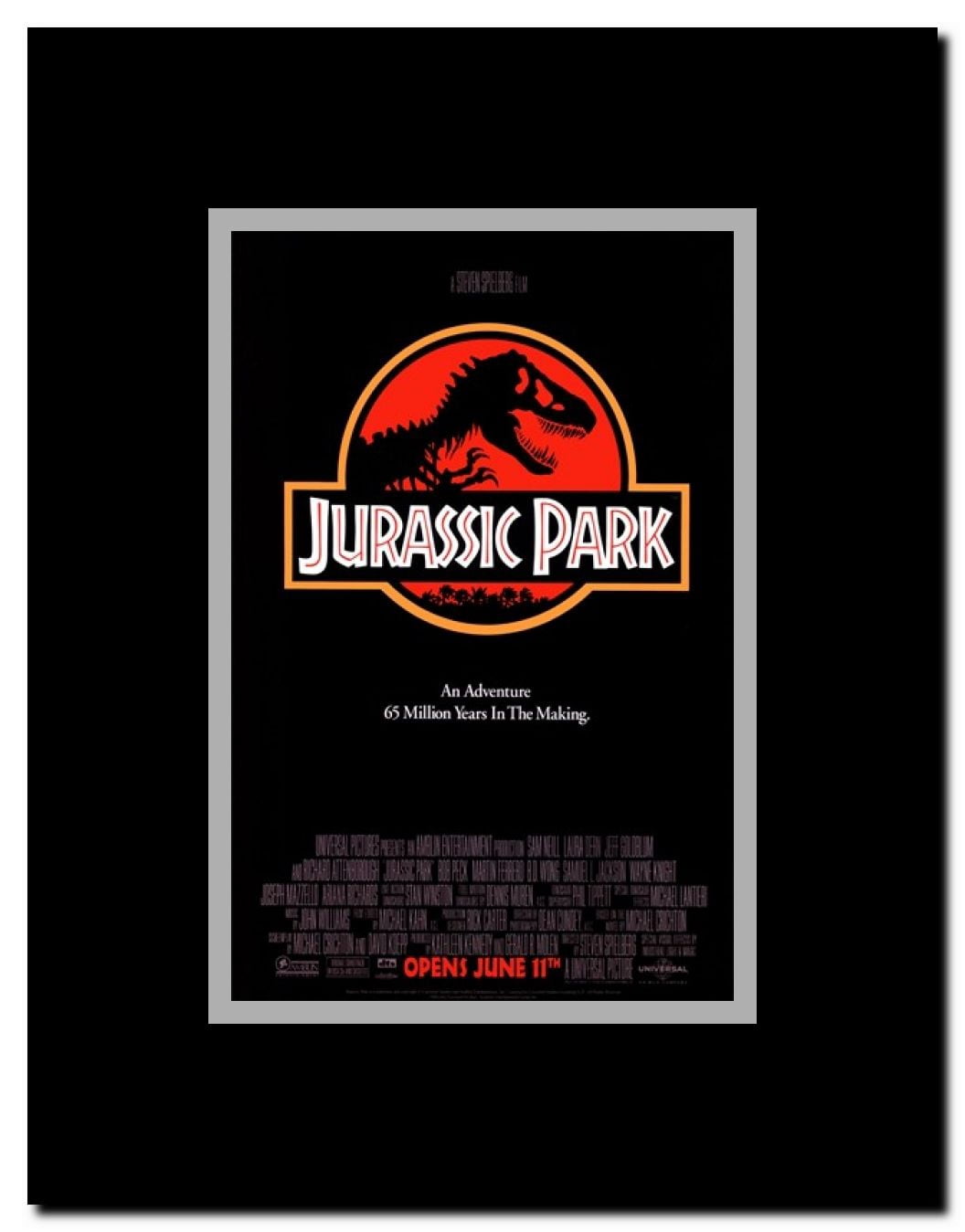 Jurassic Park Framed Movie Poster