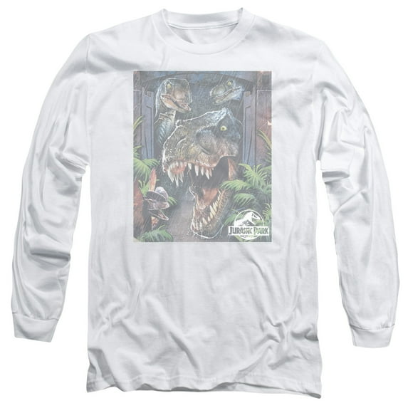 Jurassic Park - Giant Door - Long Sleeve Shirt - Medium