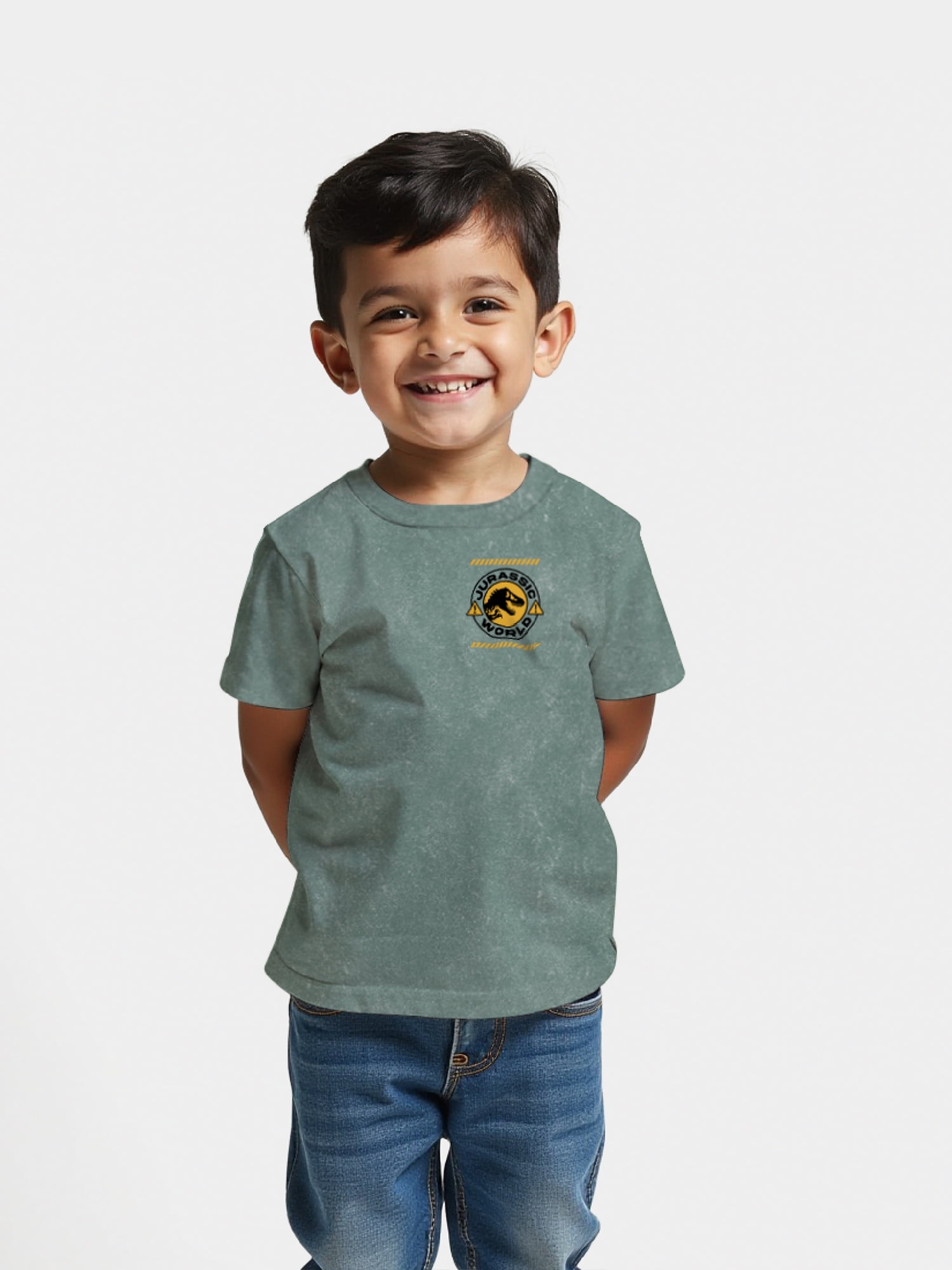 Jurassic Park Gruesome, Graphic Short Sleeve T-Shirt, Boys, XS-XXL