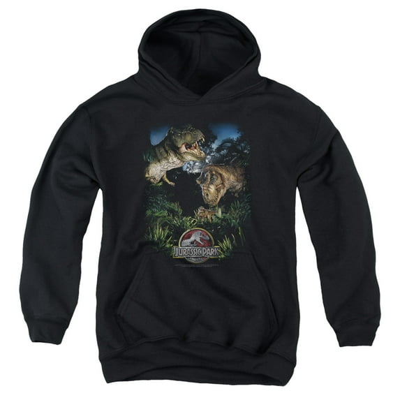 Jurassic Park - Happy Family - Youth Hooded Sweatshirt - X-Large
