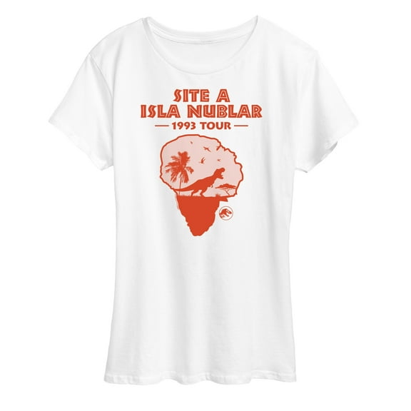 Jurassic Park - Isla Nublar 1993 Tour - Women's Short Sleeve Graphic T-Shirt