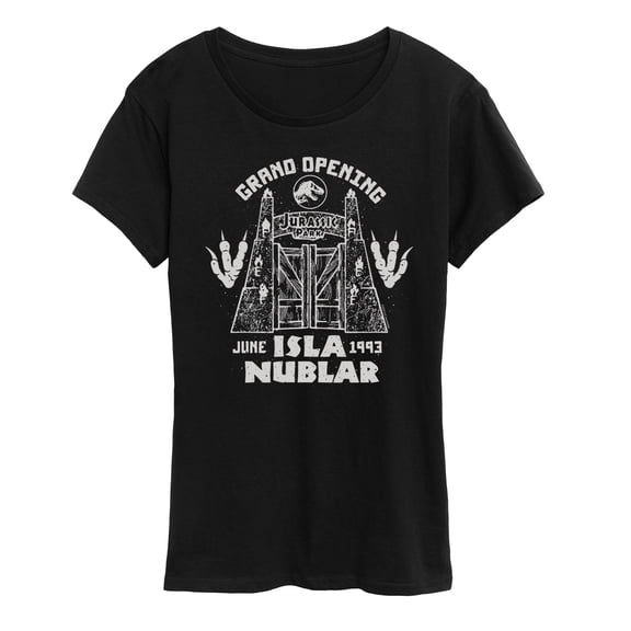 Jurassic Park - Isla Nublar Grand Opening - Women's Short Sleeve Graphic T-Shirt