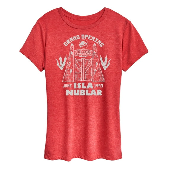 Jurassic Park - Isla Nublar Grand Opening - Women's Short Sleeve Graphic T-Shirt