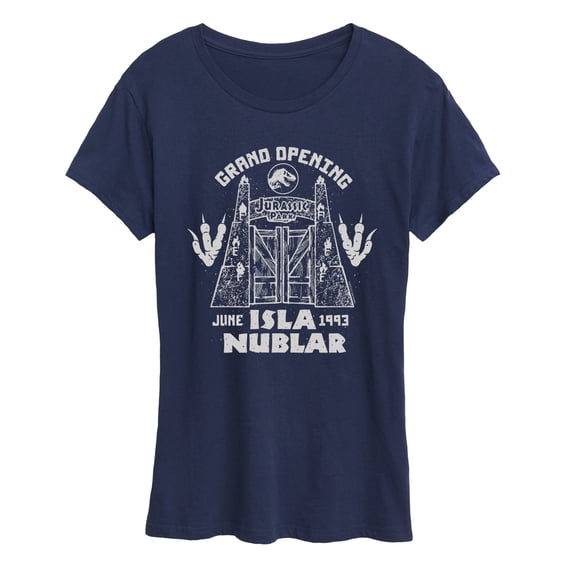Jurassic Park - Isla Nublar Grand Opening - Women's Short Sleeve Graphic T-Shirt