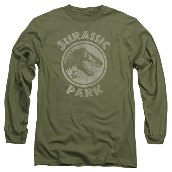 Jurassic Park - Jp Stamp - Long Sleeve Shirt - X-Large