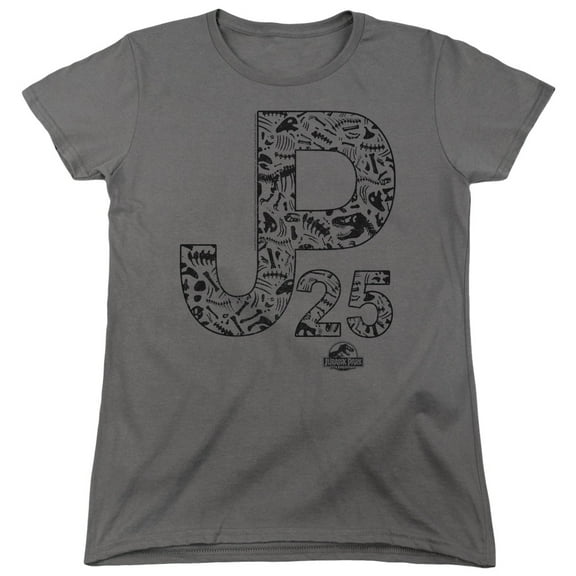 Jurassic Park Jp25 S/S Women's T-Shirt Charcoal