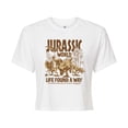 thumbnail image 1 of Jurassic Park - Jurassic World 65 Million Years In The Making - Juniors Cropped Graphic T-Shirt, 1 of 4