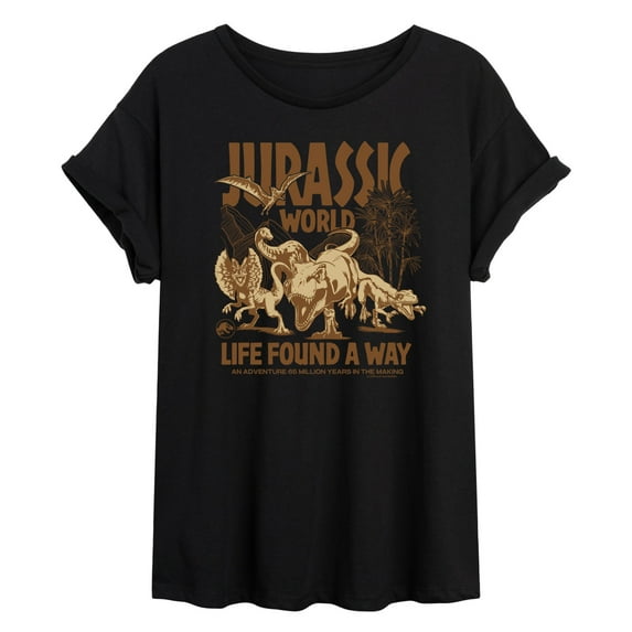 Jurassic Park - Jurassic World 65 Million Years In The Making - Women's Oversized Graphic T-Shirt