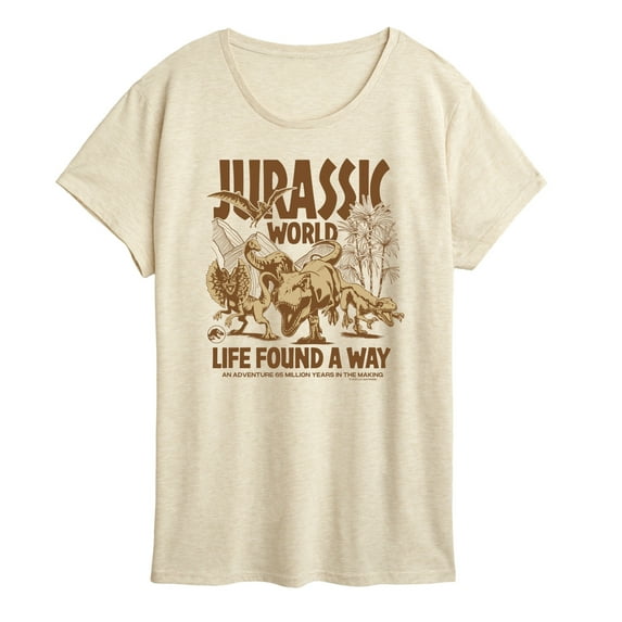 Jurassic Park - Jurassic World 65 Million Years In The Making - Women's Short Sleeve Graphic T-Shirt