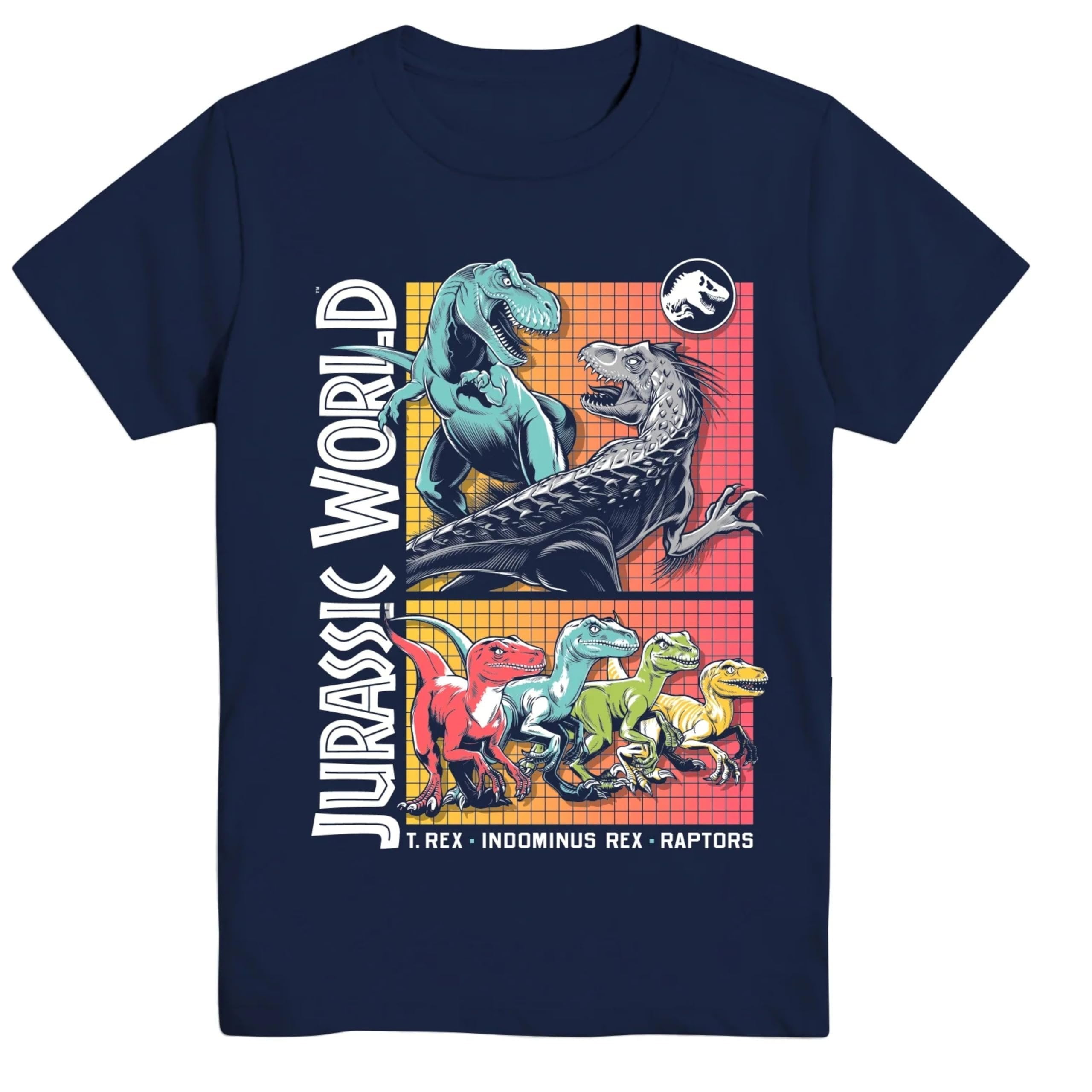 Jurassic Park Jurassic World Boys Short Sleeve Tyrannosaurus Rex