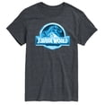 thumbnail image 1 of Jurassic Park - Jurassic World Logo Night Vision - Men's Short Sleeve Graphic T-Shirt, 1 of 4