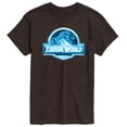 thumbnail image 1 of Jurassic Park - Jurassic World Logo Night Vision - Men's Short Sleeve Graphic T-Shirt, 1 of 3