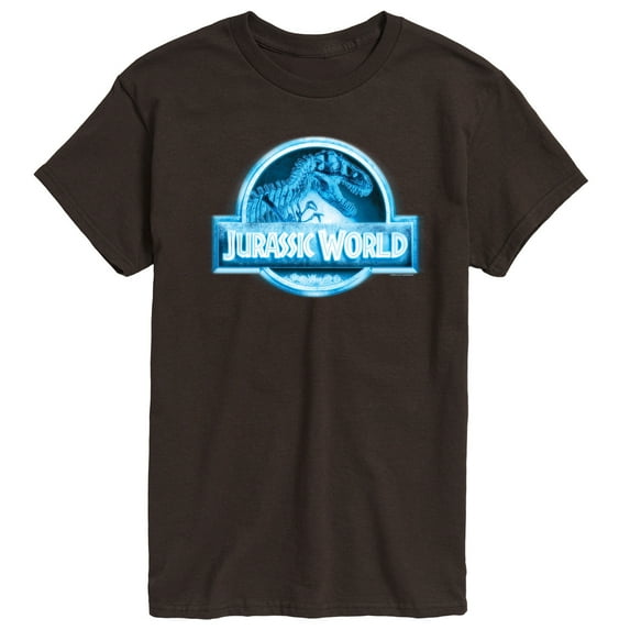 Jurassic Park - Jurassic World Logo Night Vision - Men's Short Sleeve Graphic T-Shirt