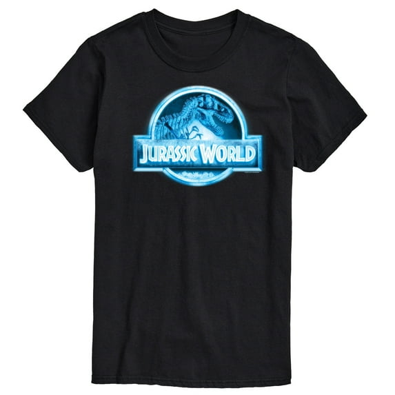 Jurassic Park - Jurassic World Logo Night Vision - Men's Short Sleeve Graphic T-Shirt