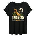 thumbnail image 1 of Jurassic Park - Jurassic World T Rex - Women's Oversized Graphic T-Shirt, 1 of 4
