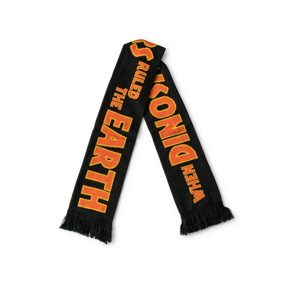 Jurassic Park Large Knitted Scarf "When Dinosaurs Ruled The Earth"