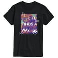 thumbnail image 1 of Jurassic Park - Life Finds A Way - Men's Short Sleeve Graphic T-Shirt, 1 of 4