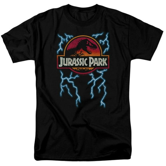Jurassic Park - Lightning Logo - Short Sleeve Shirt - XXXXXXX-Large