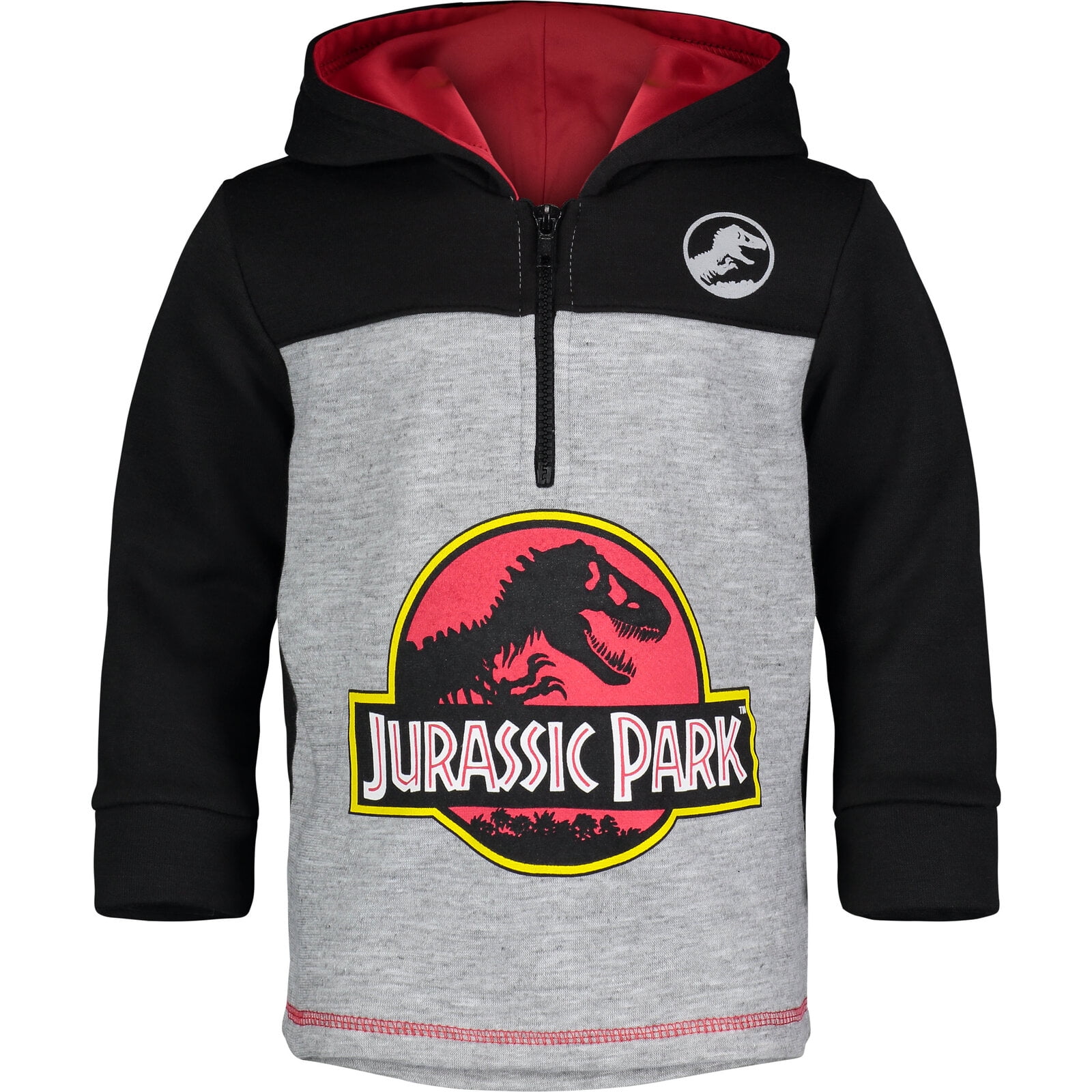 Jurassic Park Little Boys Fleece Half Zip Hoodie Toddler to Big Kid -  Walmart.com