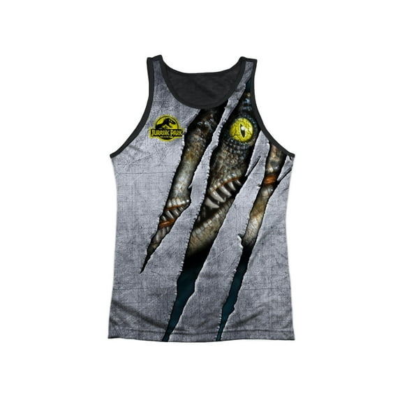 Jurassic Park - Live Raptro - Black Back Tank Top - X-Large