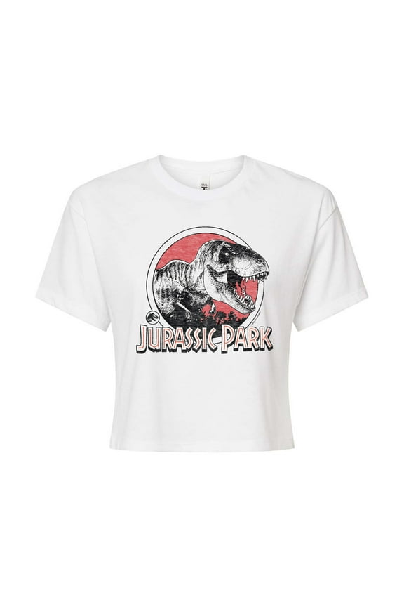 - Logo Trex - Juniors Cropped Graphic T-Shirt