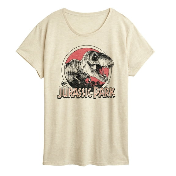 Jurassic Park - Logo Trex - Women's Short Sleeve Graphic T-Shirt