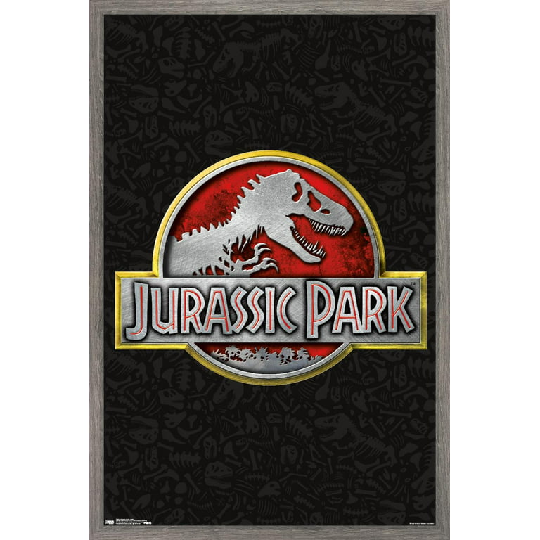 Jurassic Park 3 - Dinosaurs Wall Poster, 22.375 x 34, Framed
