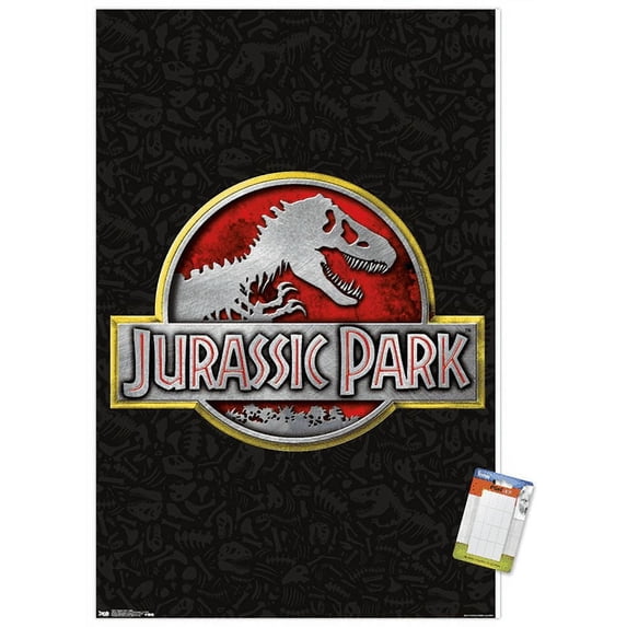 Jurassic Park - Logo Wall Poster, 22.375" x 34"