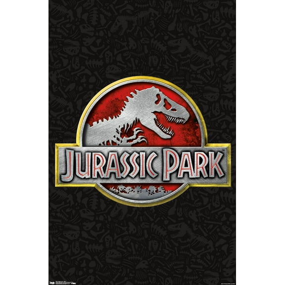 Jurassic Park - Logo Wall Poster, 22.375" x 34"