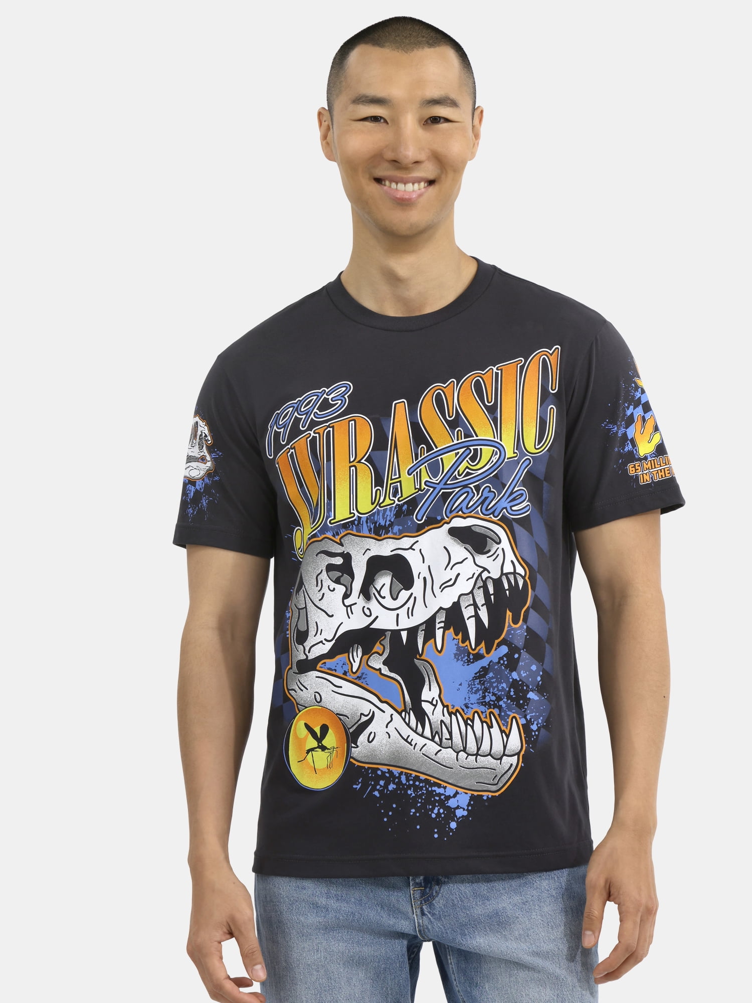 Jurassic Park, Men's & Big Men's Graphic T-Shirt, Dino Racer, Sizes S-3XL