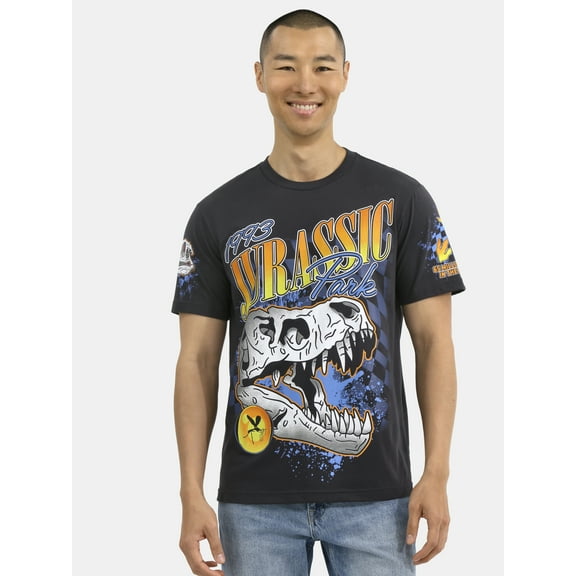 Jurassic Park, Men's & Big Men's Graphic T-Shirt, Dino Racer, Sizes S-3XL
