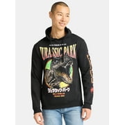 JURASSIC WORLD Jurassic Park Men's & Big Men's Oversize Print Hoody, Sizes S-3XL