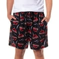 thumbnail image 1 of Jurassic Park Men's T Rex Slash Movie Logo All-Over Print Loungewear Sleep Pajama Shorts with Pockets, 1 of 6