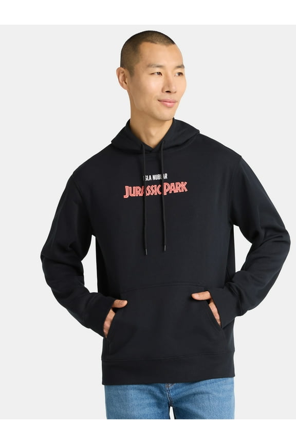Jurassic Park Men's and Big Men's Graphic Hoodie, Sizes S-3XL