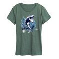 thumbnail image 1 of Jurassic Park - Mosasaurus Splatter Graphic - Women's Short Sleeve Graphic T-Shirt, 1 of 4