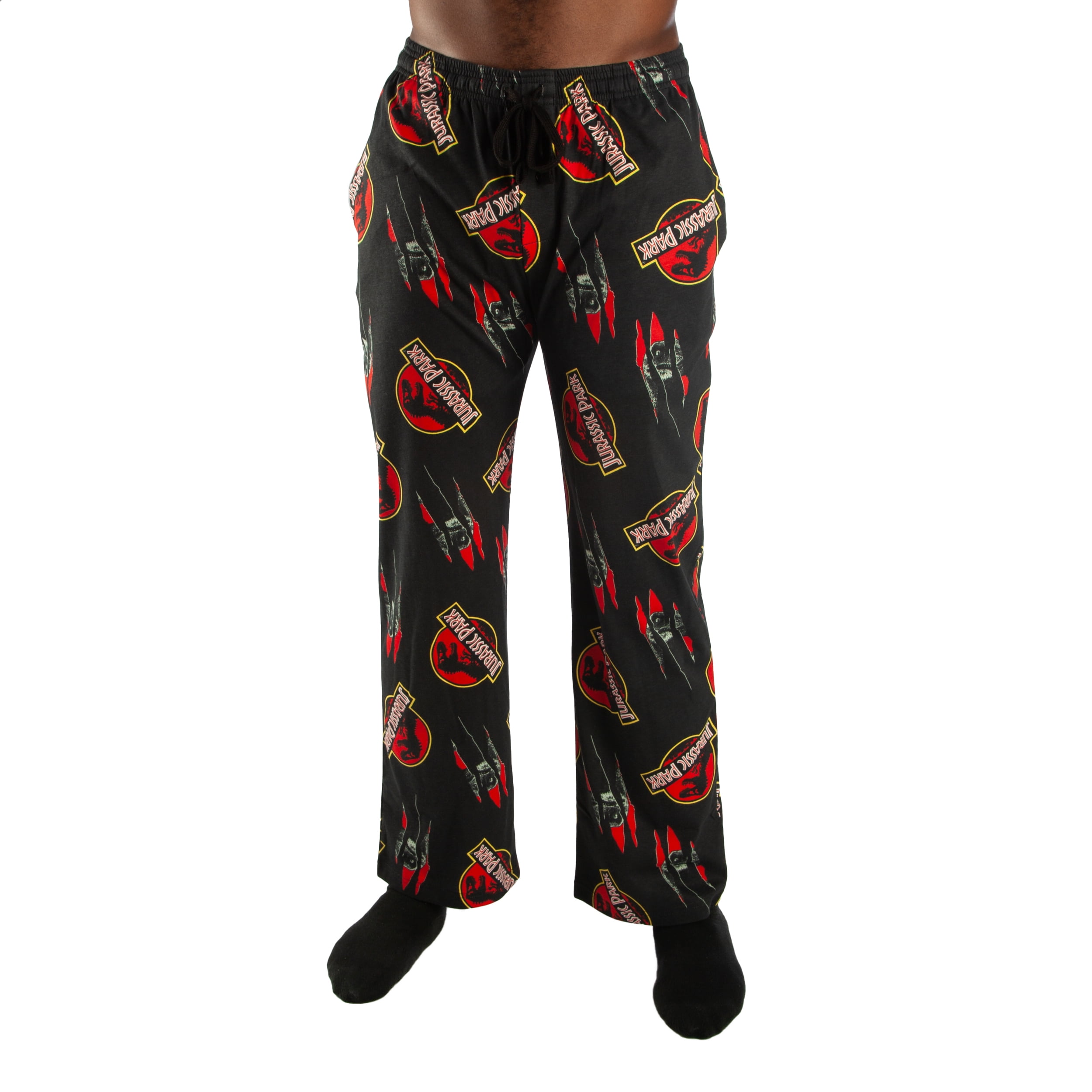 Jurassic Park Adult Mens Logo Pajamas Sleep Pants Sizes S 2XL Walmart