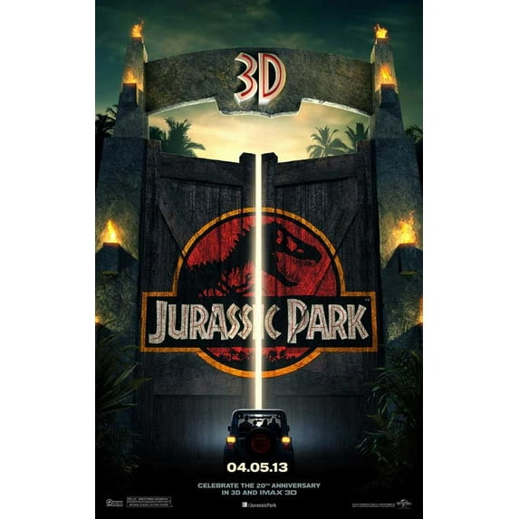 Jurassic Park Movie Poster Print (11 x 17) - Item # MOVEB81805