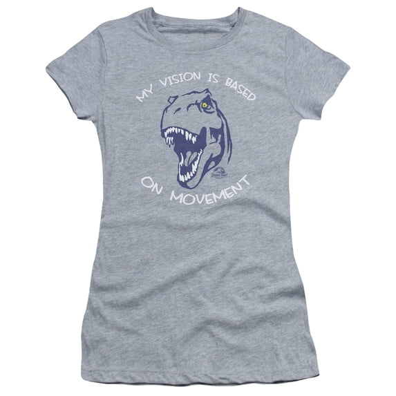 Jurassic Park My Vision S/S Junior Women's T-Shirt Sheer Athletic Heather