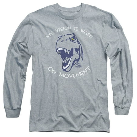 Jurassic Park My Vision Long Sleeve T-Shirt Adult 18/1 Athletic Heather