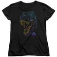 thumbnail image 1 of Jurassic Park Neon T Rex S/S Women's T-Shirt Black, 1 of 1