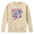 thumbnail image 1 of Jurassic Park - Pastel T-Rex - Men's Crew Fleece Sweatshirt, 1 of 3