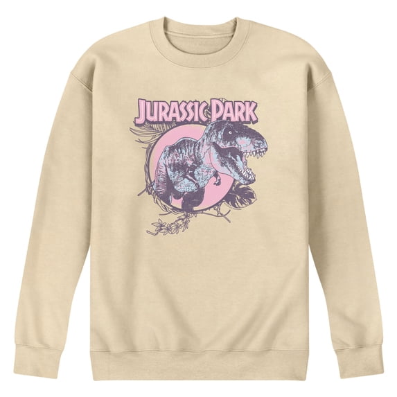 Jurassic Park - Pastel T-Rex - Men's Crew Fleece Sweatshirt