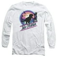 thumbnail image 1 of Jurassic Park Prehistoric Walk Long Sleeve Adult 18/1 T-Shirt White, 1 of 1