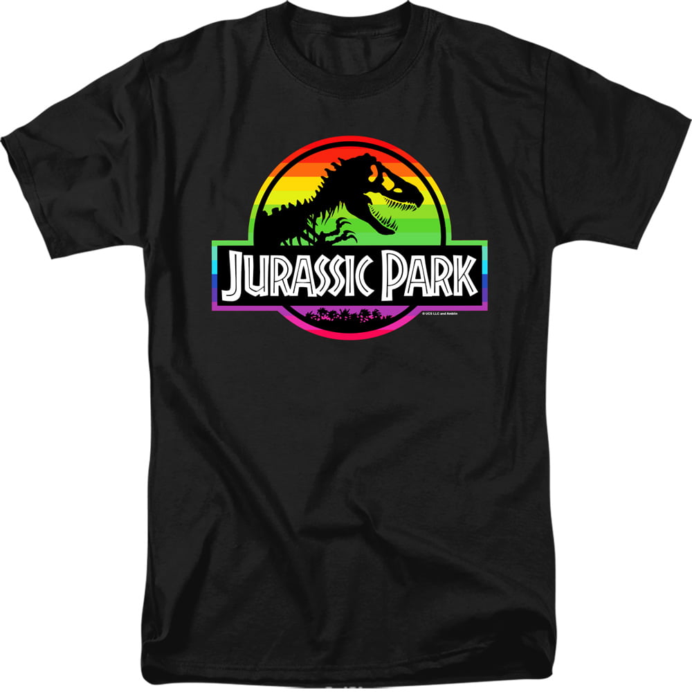 Jurassic Park Rainbow Logo Unisex Adult T Shirt For Men And Women
