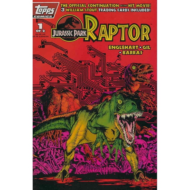 Jp Raptor Book Jurassic Park: Raptor #1 VF ; Topps Comic Book - Walmart Business Supplies