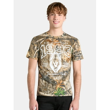 Jurassic Park Realtree Men's and Big Men's Graphic Tee, Sizes S-3XL