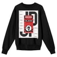 thumbnail image 1 of Jurassic Park Restricted Area 10,000 Volts Adult Black Crew Neck Sweatshirt-XXL, 1 of 7